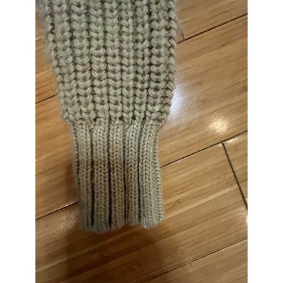 Montanaco Puffer Vest Knit Sweater Sleeves Transitional Hobbit Cottage Grandma - Picture 13 of 16